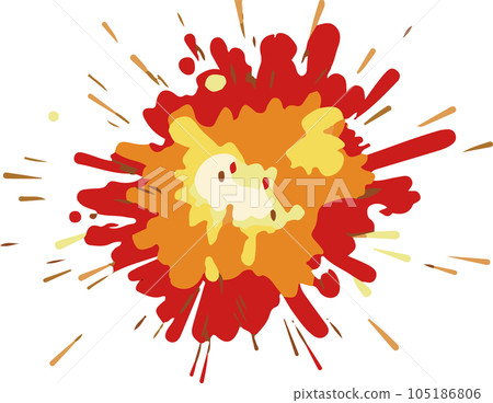 Explosion/flash effect material Explosion/flash effect material 105186806