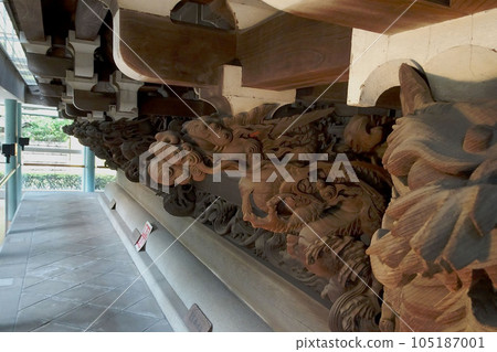 釋迦堂地板下的雕刻龍 [柴又帝釋天/大教寺] 東京葛飾區 105187001
