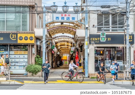 東京立合川站品川區的都市風景 東京立合川站品川區的都市風景 105187673