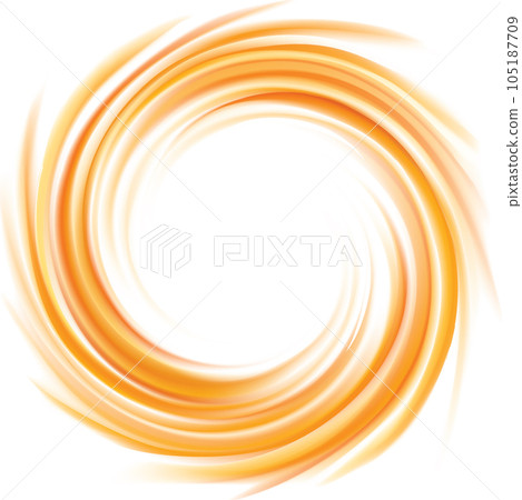 Vector abstract background. Frame of curl fluid surface 105187709