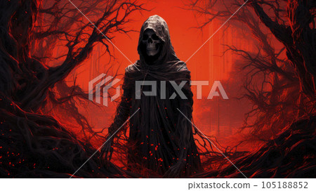 death in the form of a skeleton 105188852