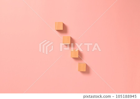 Wooden cubes blocks on background for text, Copy space, Wooden blocks with copy space for text or symbols, Background with copy space Wooden cubes blocks on background for text, Copy space, Wooden blocks with copy space for text or symbols, Background with copy space 105188945