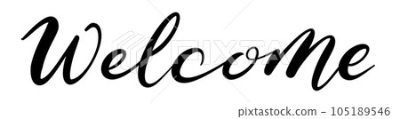 Welcome handwriting 105189546