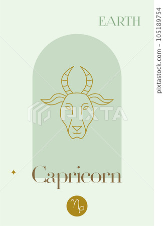 Zodiac Earth Capricorn 105189754