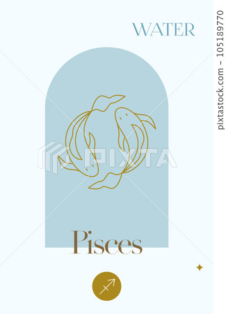 Zodiac Water Pisces 105189770