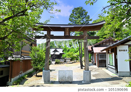 國頭神社 埼玉縣皆濃町 夏空國頭神社 105190696