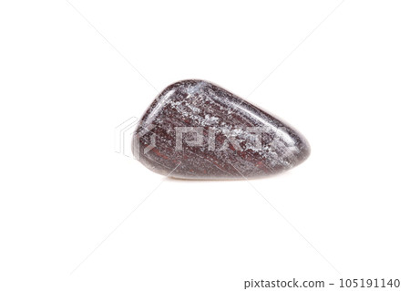 Macro mineral stone jasper on a white background 105191140