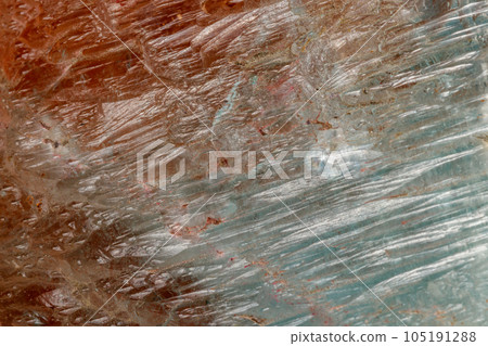 Macro mineral stone Topaz on a white background Macro mineral stone Topaz on a white background 105191288