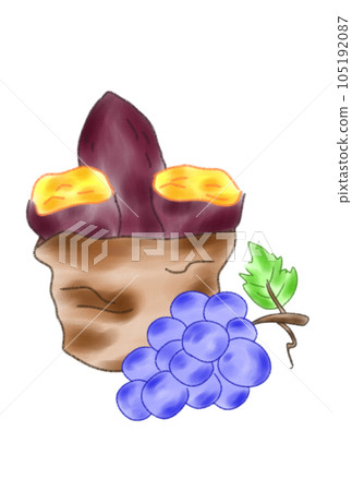 紅薯和葡萄 紅薯和葡萄 105192087