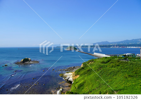 從江友岬看到的大黑島和惠比壽島 105192326