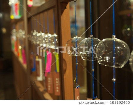 Corridor of wind chimes at Dogo Onsen 105192460