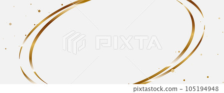 豪華抽象橫幅白色和金色 豪華抽象橫幅白色和金色 105194948