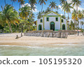 Carneiros Beach and Chapel in Pernambuco, Northeastern Brazil, South America 105195320