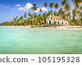 Carneiros Beach and Chapel in Pernambuco, Northeastern Brazil, South America 105195328
