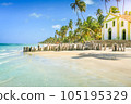 Carneiros Beach and Chapel in Pernambuco, Northeastern Brazil, South America 105195329