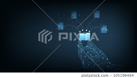 Document management system concept. 105196484