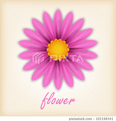 Flower vector. Decorative element for design. Flower vector. Decorative element for design. 105198341