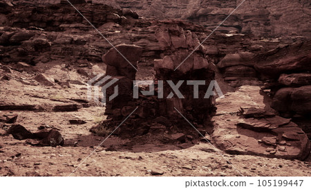 Panorama from bottom of Grand Canyon Panorama from bottom of Grand Canyon 105199447