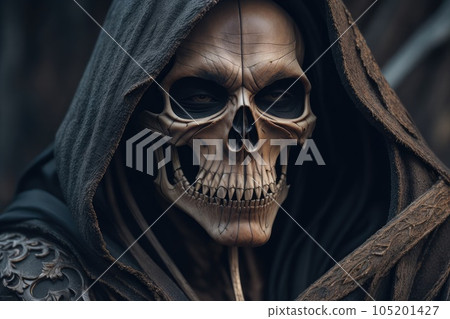 Portrait of the Grim Reaper - AI Generated 105201427