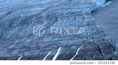 Harsh glaciers of Arctic. Live glacier 105201590