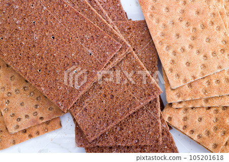 crispy food on table crispbread 105201618