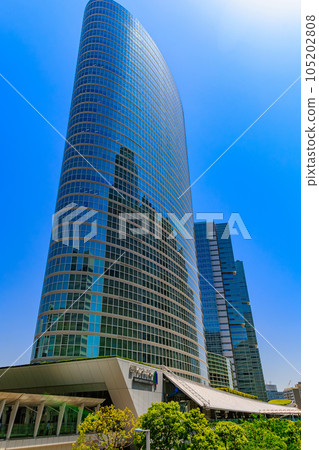 東京都港區港南的城市景觀 品川城際辦公樓 105202808