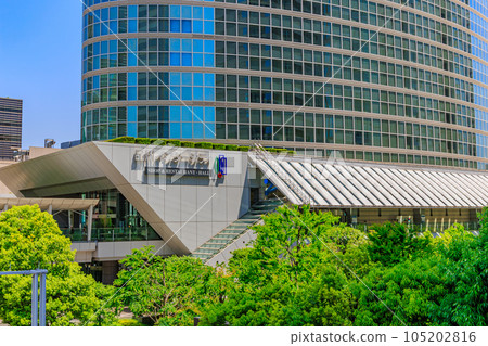 東京都港區港南的城市景觀 品川城際辦公樓 東京都港區港南的城市景觀 品川城際辦公樓 105202816