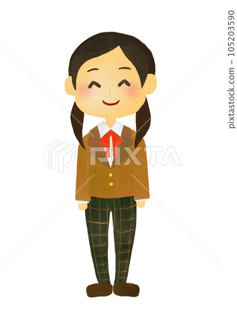 初高中校服1-插圖素材 [105203590] - PIXTA圖庫