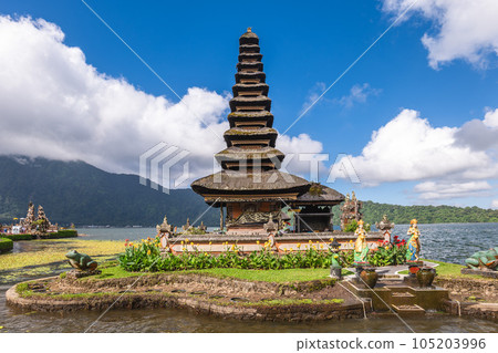 Pura Ulun Danu Bratan, a Hindu Shaivite temple in Bali, Indonesia. Pura Ulun Danu Bratan, a Hindu Shaivite temple in Bali, Indonesia. 105203996