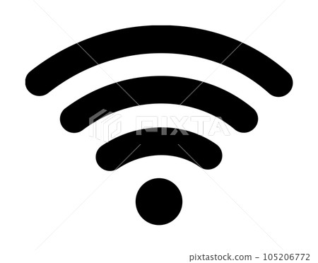 Wi-Fi icon illustration Wi-Fi icon illustration 105206772