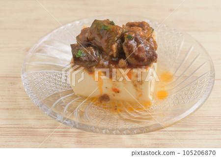 Eggplant miso cold tofu 105206870