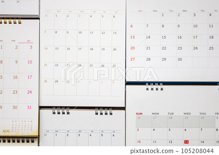 calendar page background business planning appointment meeting concept calendar page background business planning appointment meeting concept 105208044
