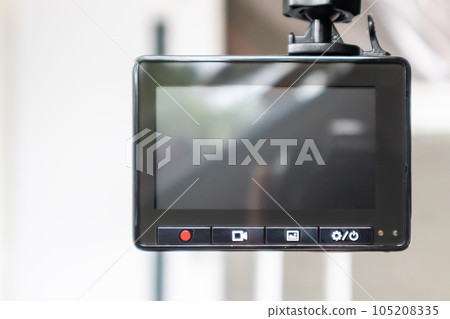 Car CCTV camera video recorder for driving safety on the road 105208335