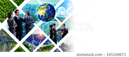 Environmental image collage horizontal visuals for banners and advertisements Environmental image collage horizontal visuals for banners and advertisements 105208671