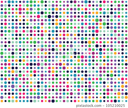 Seamless pattern with colorful circles on a white background 105210025