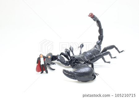 a black Scorpion with the evil on board 105210715