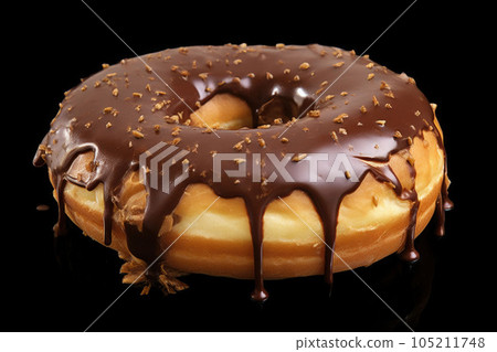 Delicious chocolate-filled donuts Delicious chocolate-filled donuts 105211748