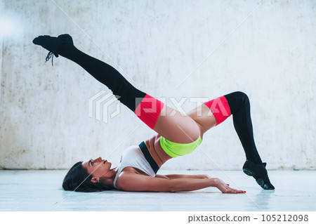 Slim fitness woman 105212098