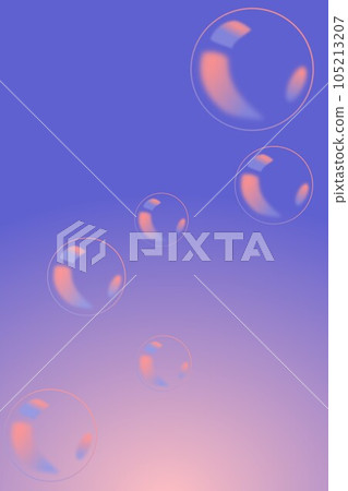background with bubbles in city pop color tone background with bubbles in city pop color tone 105213207