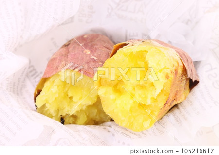 Baked Sweet Potato, Silk Sweet, Finely Smooth, Refined Sweetness Baked Sweet Potato, Silk Sweet, Finely Smooth, Refined Sweetness 105216617