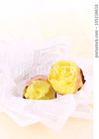 Baked Sweet Potato, Silk Sweet, Finely Smooth, Refined Sweetness Baked Sweet Potato, Silk Sweet, Finely Smooth, Refined Sweetness 105216618