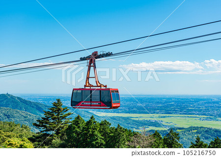 茨城縣筑波山索道和關東平原 105216750