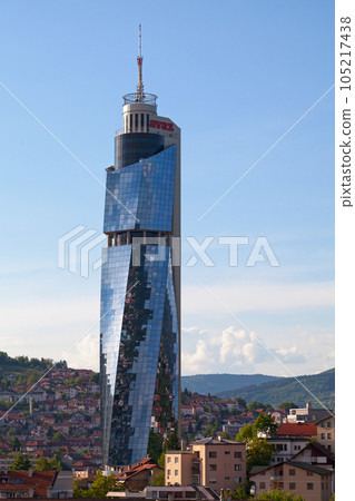 Avaz Twist Tower in Sarajevo 105217438