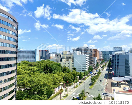Sumiyoshi Street and Sumiyoshi Shrine extending from Hakata Station 105218370