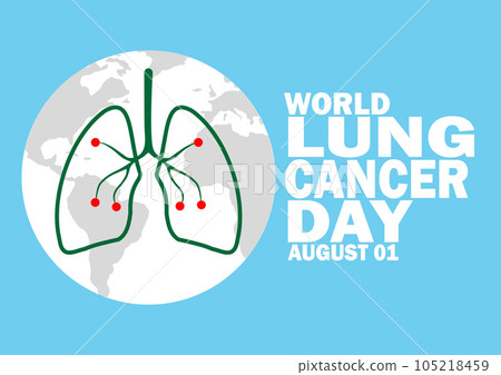 World Lung Cancer Day Vector Template Design Illustration World Lung Cancer Day Vector Template Design Illustration 105218459