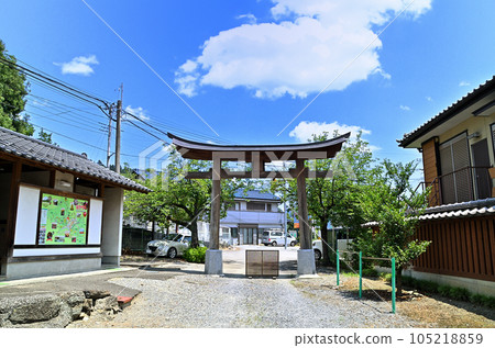 國頭神社 埼玉縣皆濃町 夏空國頭神社 105218859
