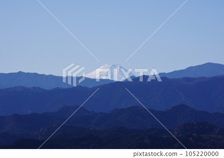 Saitama Mt.Fuji from Ganfuri Pass Teahouse 105220000