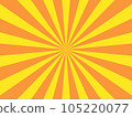 輻射：陽光色彩背景插畫素材 105220077