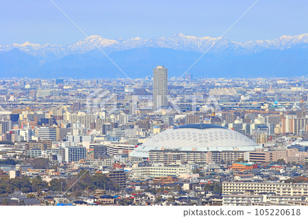 Scenery of Nagoya city, Nagoya Dome and its surroundings 105220618