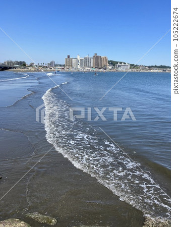 Katase Higashihama beach seen from Enoshima 105222674